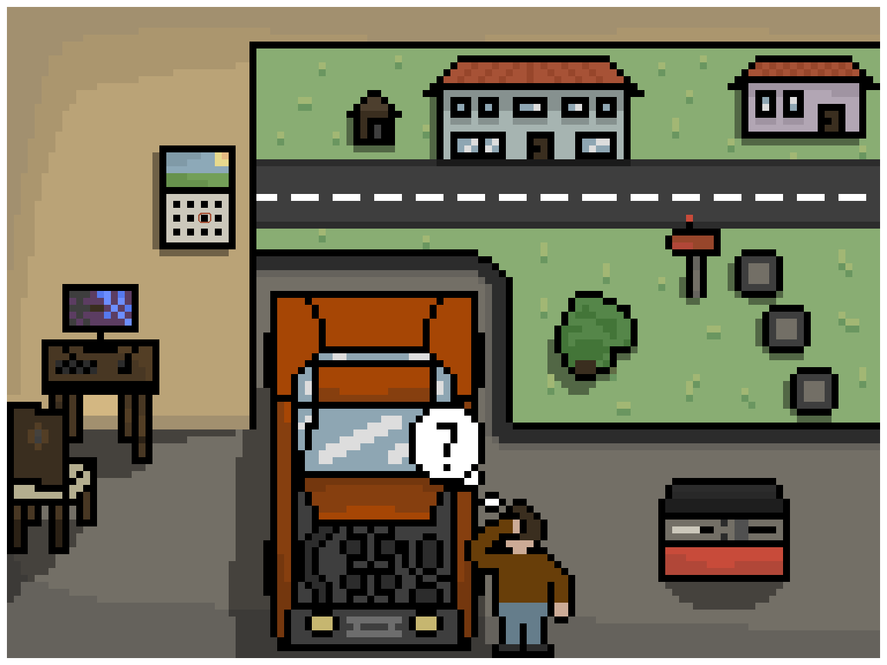 Garage Pixel Art